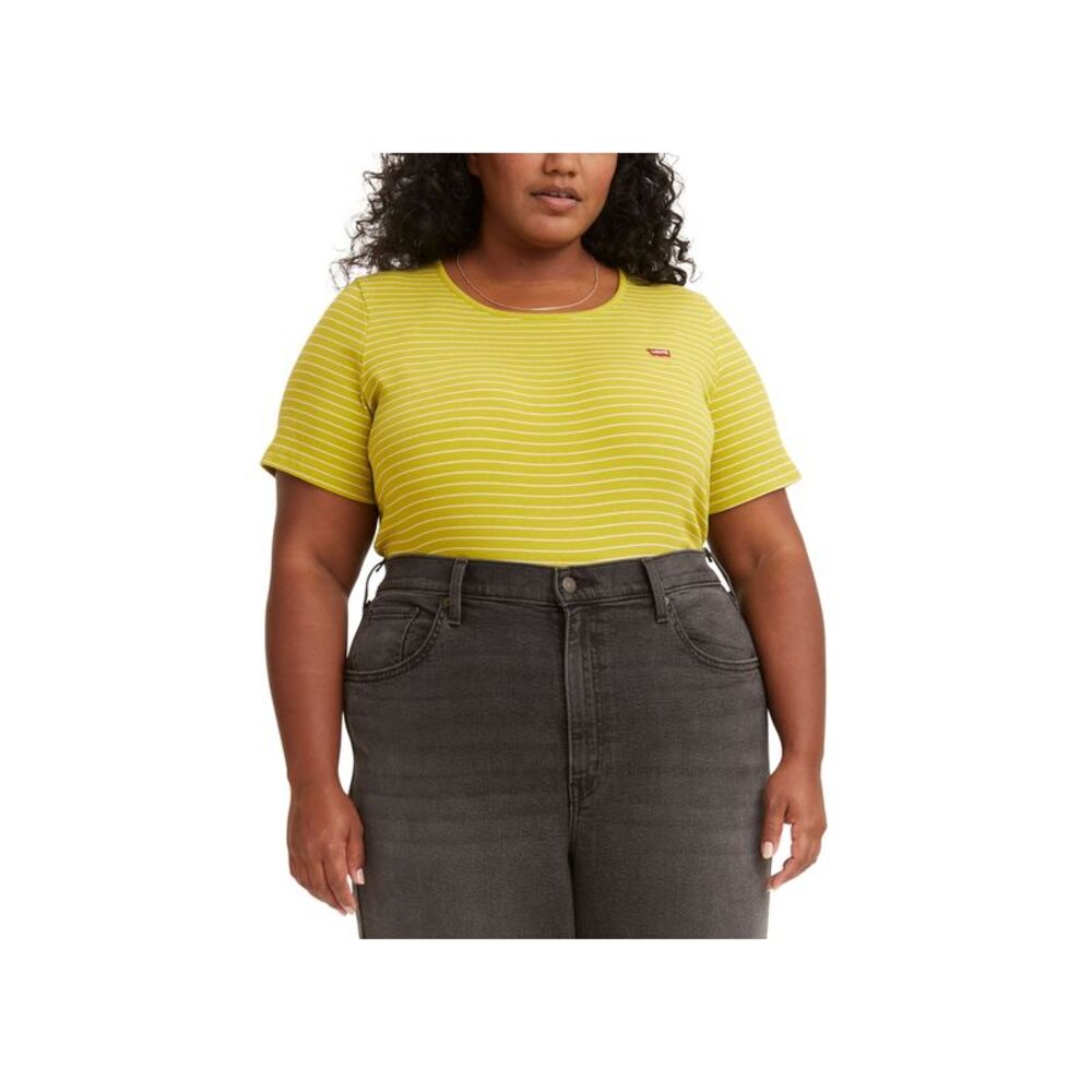 Levis Trendy Plus Size Short Sleeve Honey T-Shirt